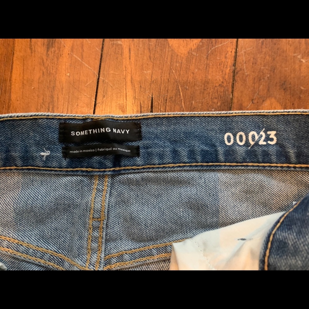 Something Navy Straight Leg Jeans - Picture 3 of 4
